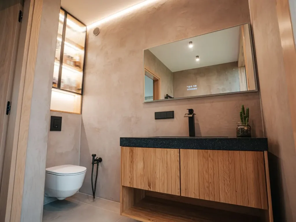 Gietvloer in een woning, voorbeeld voor Druten